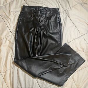 Wild Fable Black Faux Leather Pants